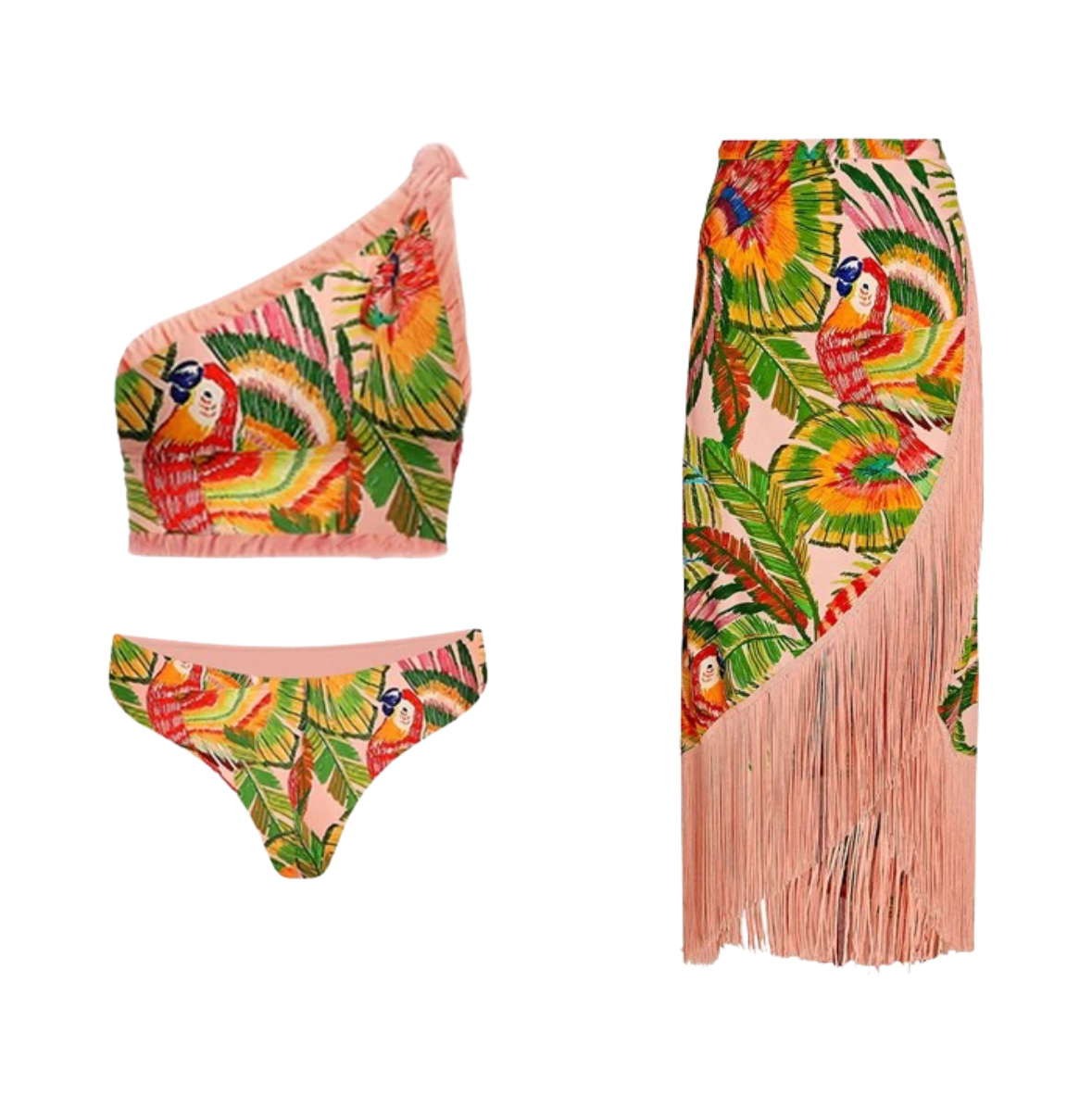 Conjunto de bikini de helecho