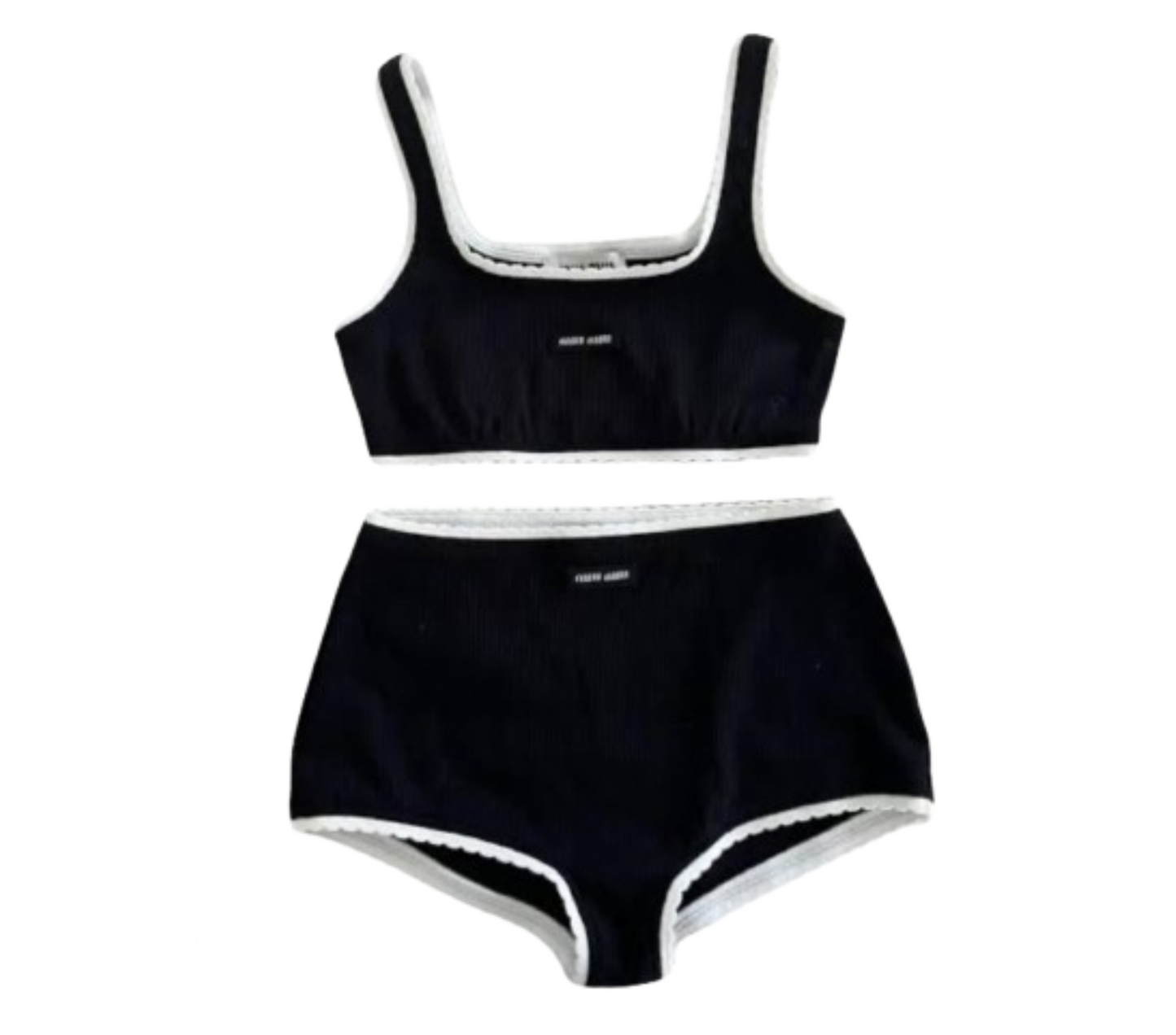 Ziva Bralette and Briefs Set