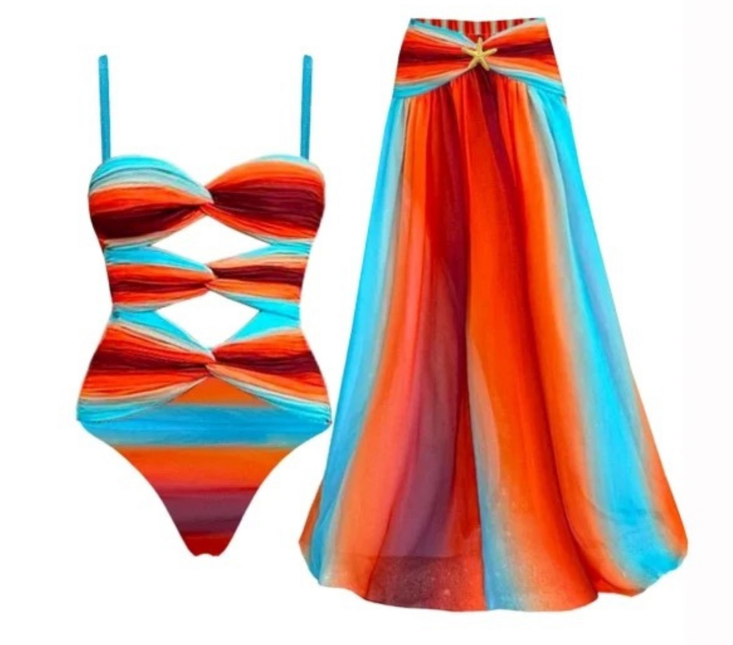 Conjunto de una pieza y falda Noel