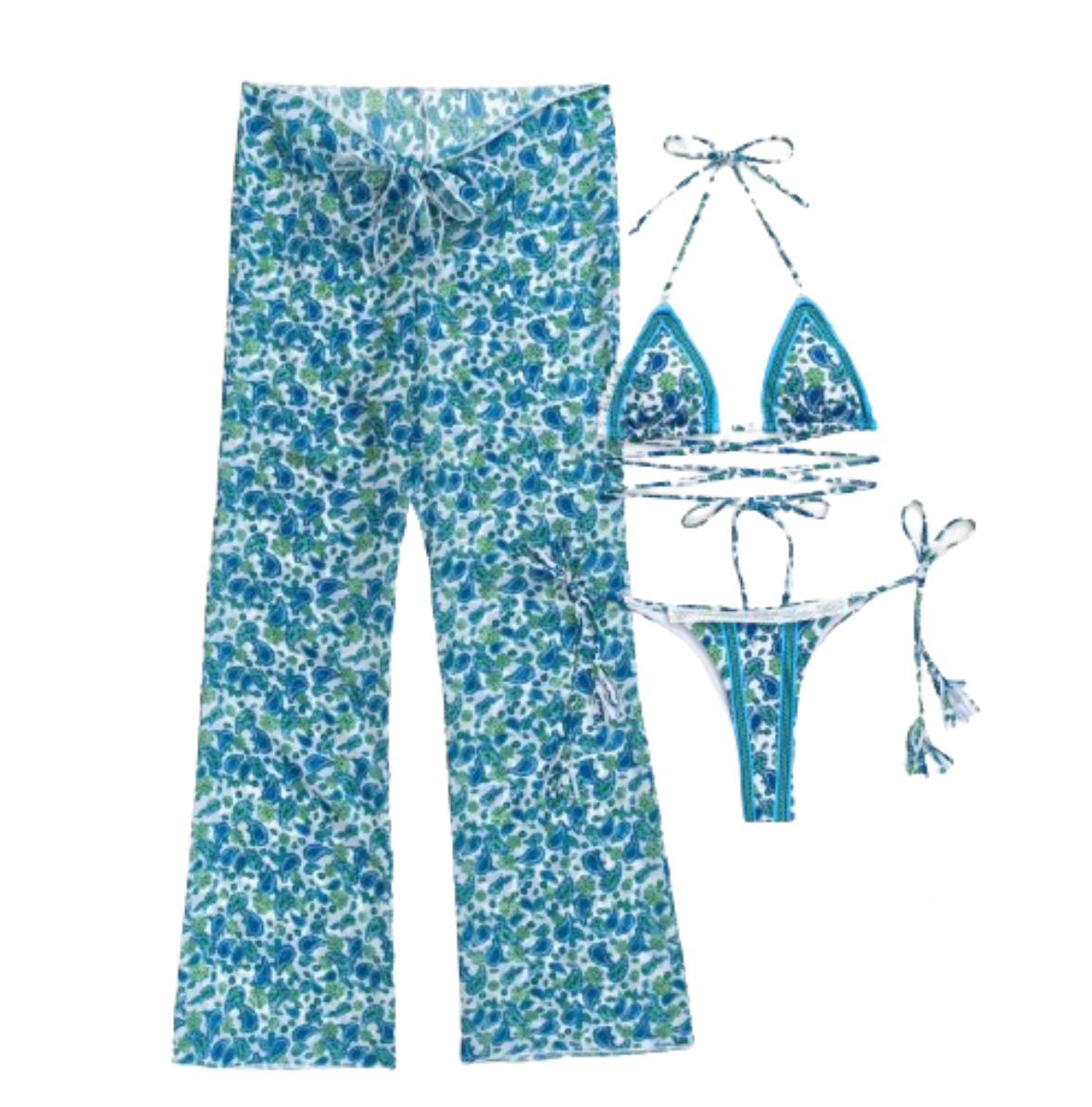Conjunto de bikini y pantalón Sabrina