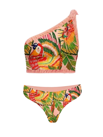 Conjunto de bikini de helecho