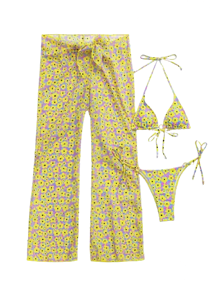 Conjunto de bikini y pantalón Sabrina
