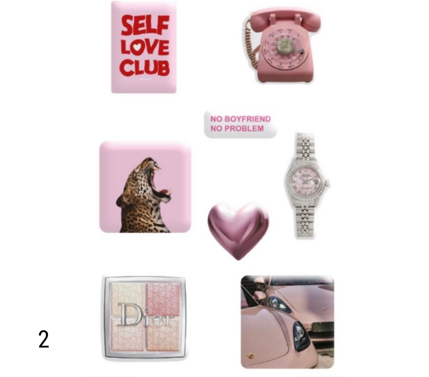 Arabella Boujee Tech Stickers