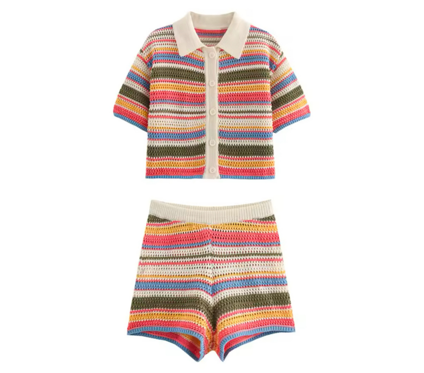 Elise Set aus Hemd und Shorts