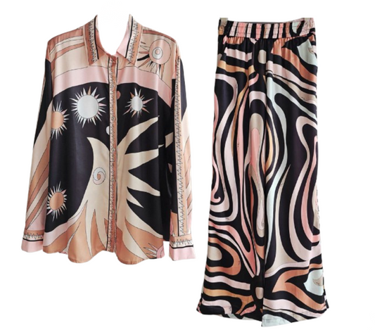 Kayleen Shirt and Pant Set