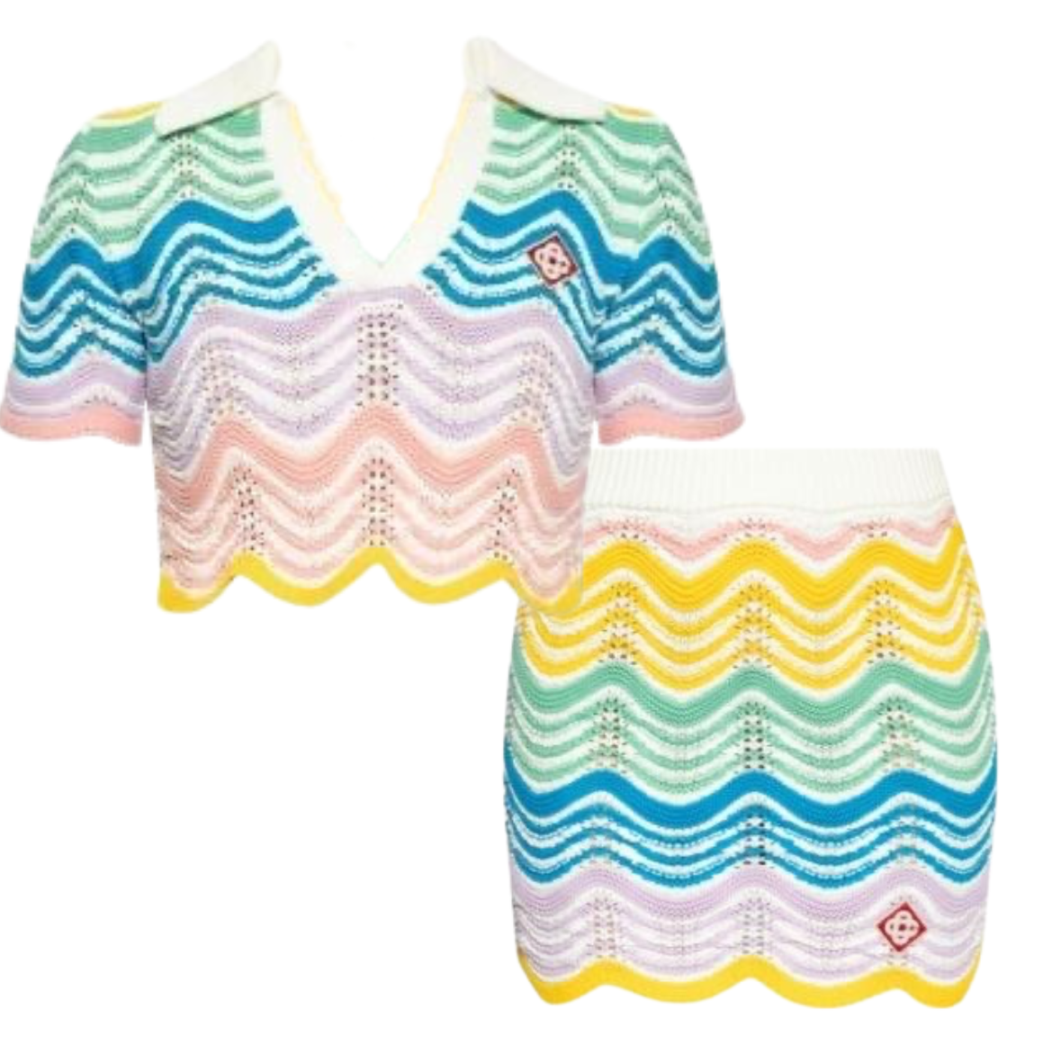 Silva Top and Skirt Set