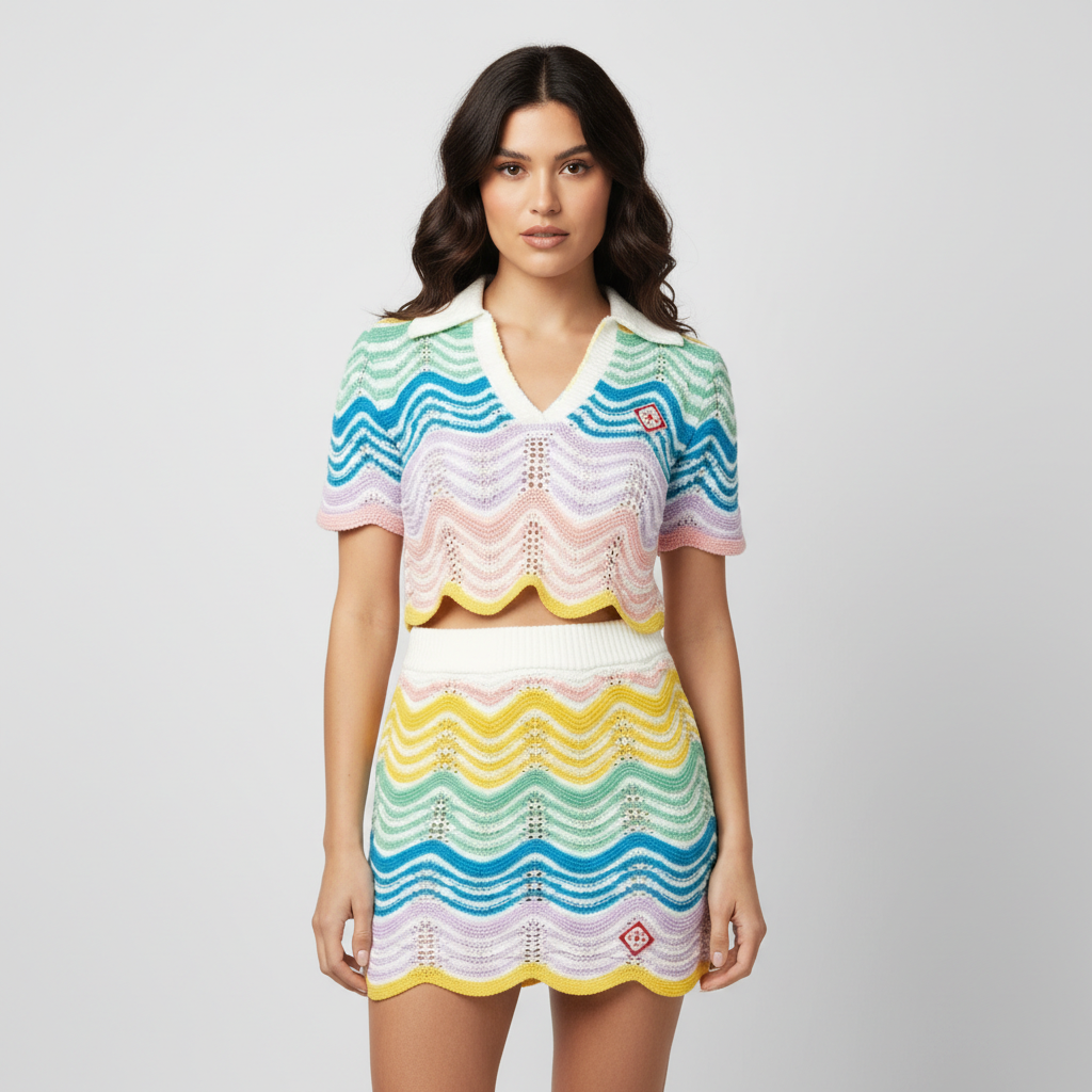 Silva Top and Skirt Set