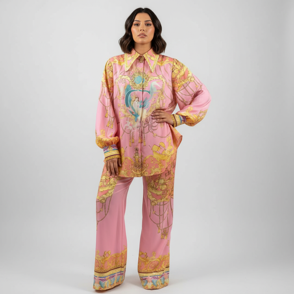 Kayla Blouse and Pants Set